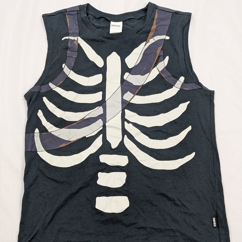 Spirit Halloween FORTNITE Skeleton Sleeveless T-Shirt - Adult Large